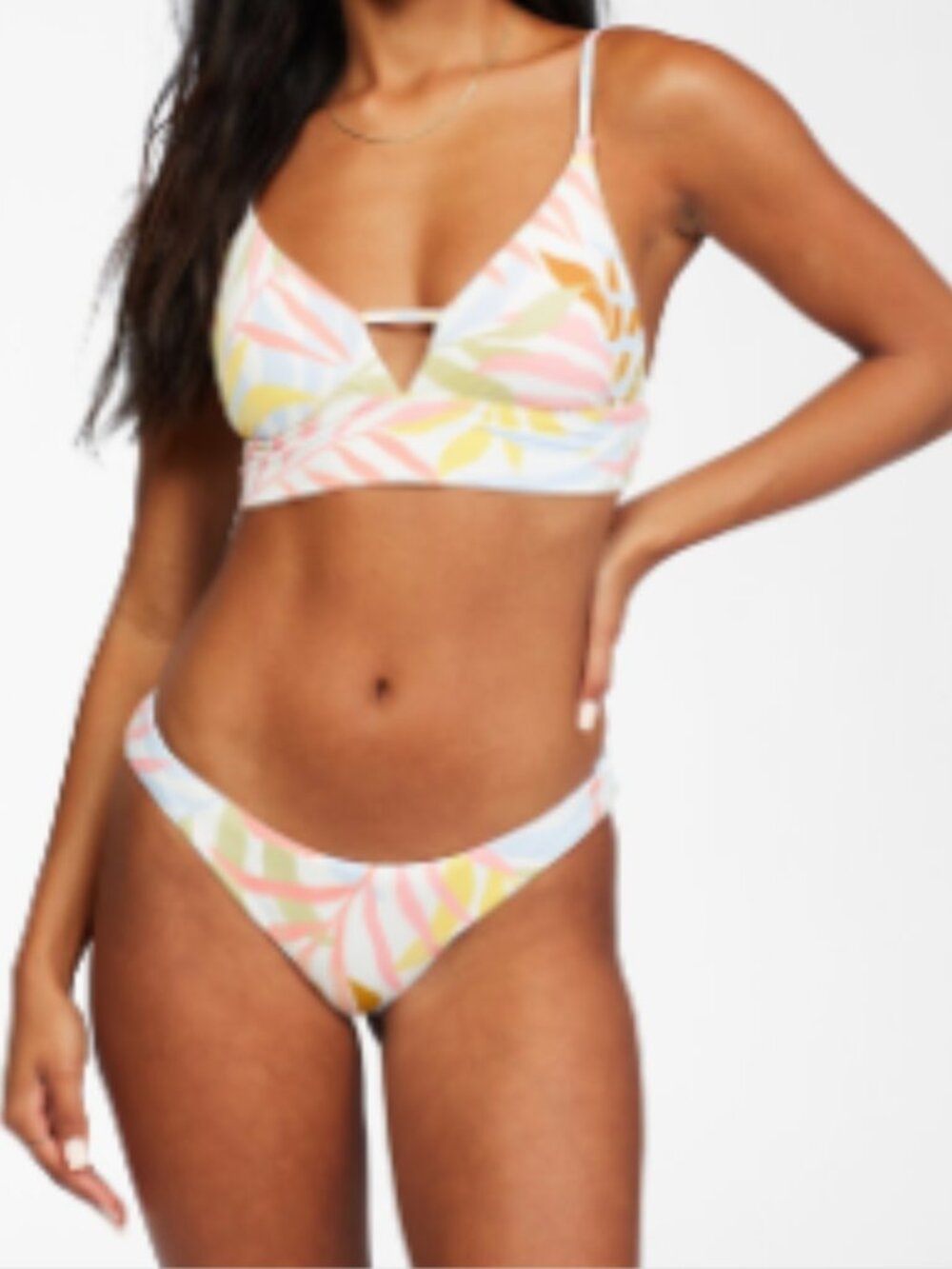 Billabong - SWIM SET - TROPIC JUNGLE - LOWRIDER BOTTOM / V NECK CAMI TOP